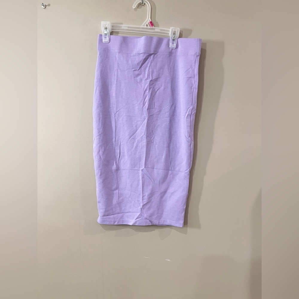 Revamped Lilac Pencil Skirt